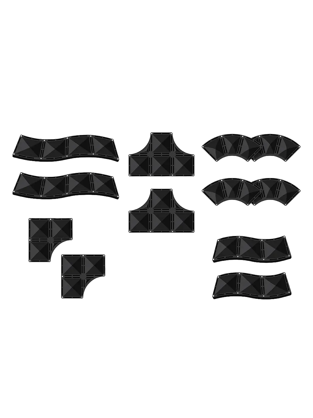 Klocki magnetyczne drogi Ramps &amp; Intersections Pack Connetix BEBE Concept 