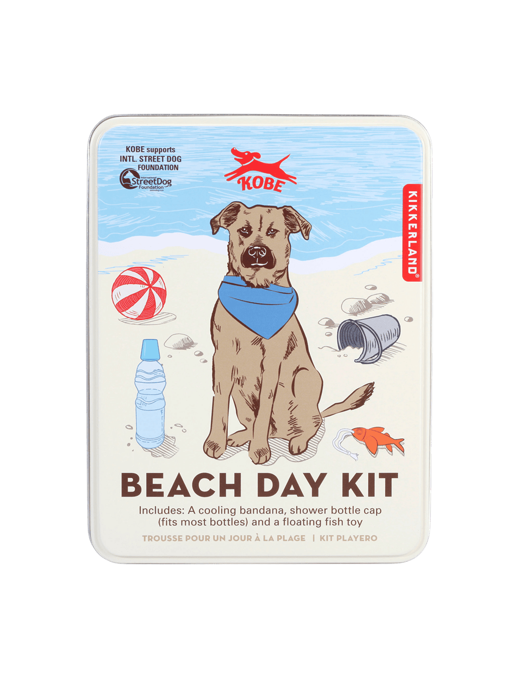 Zestaw dla psa Kobe Dog Beach Day Kit Kikkerland BEBE Concept 