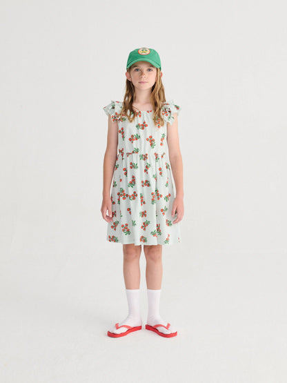 Sukienka Juicy Tomatoes all over ruffled dress Bobo Choses BEBE Concept 