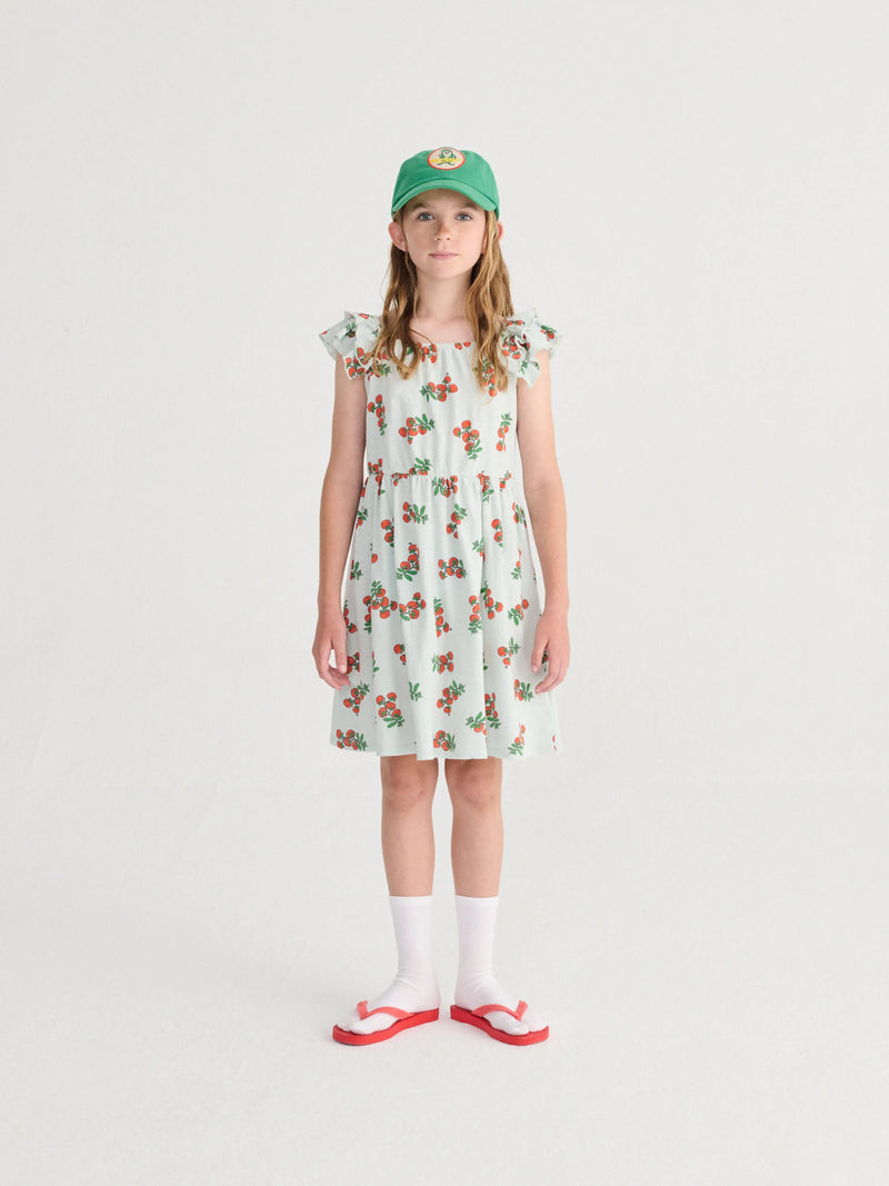 Sukienka Juicy Tomatoes all over ruffled dress Bobo Choses BEBE Concept 