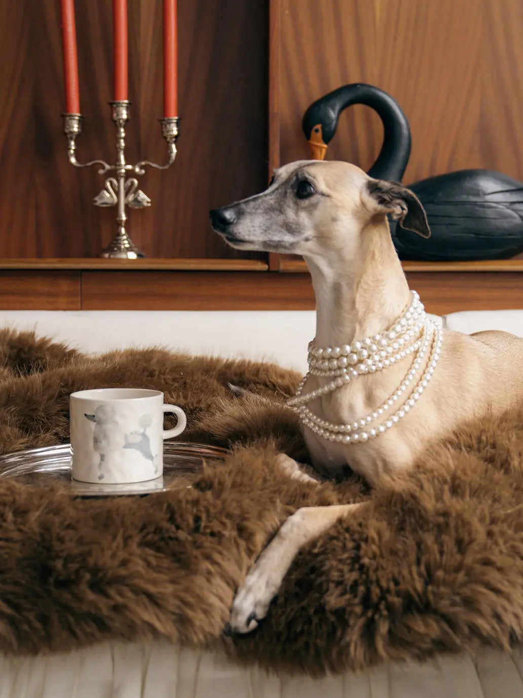 Ceramiczny kubek Poodle Anna + Nina BEBE Concept 