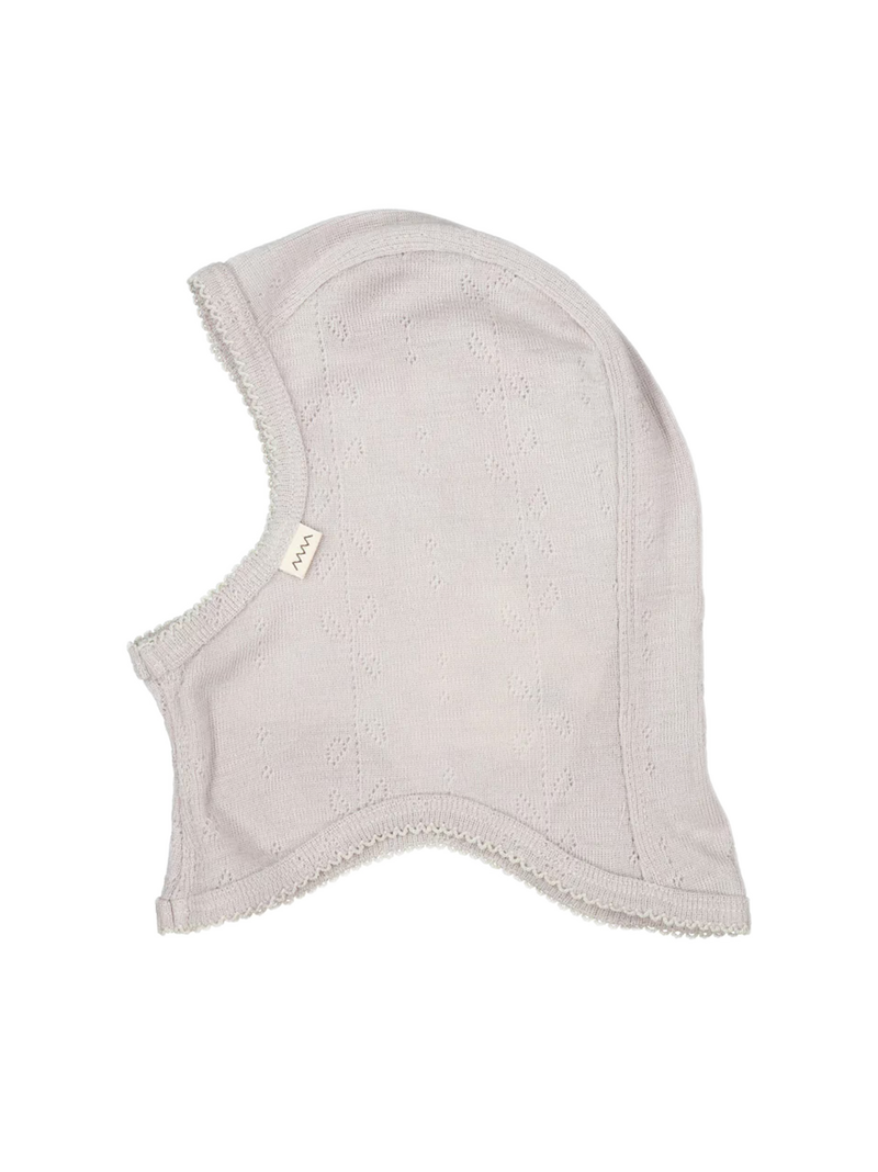 Kominiarka niemowlęca merino Balaclava Pointelle MarMar Copenhagen BEBE Concept 