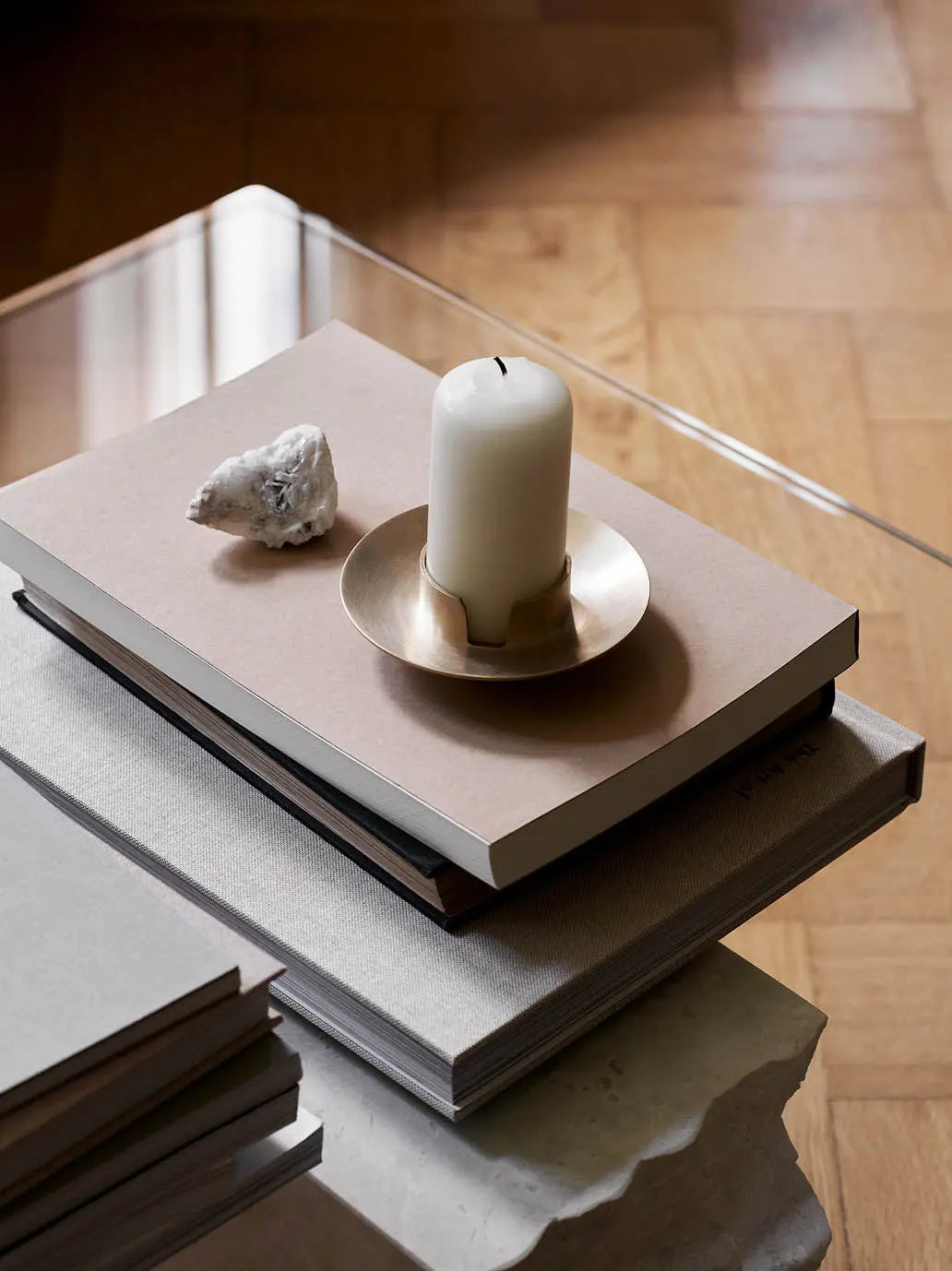 Podstawka na grubą świecę stołową Ferm Living BEBE Concept 