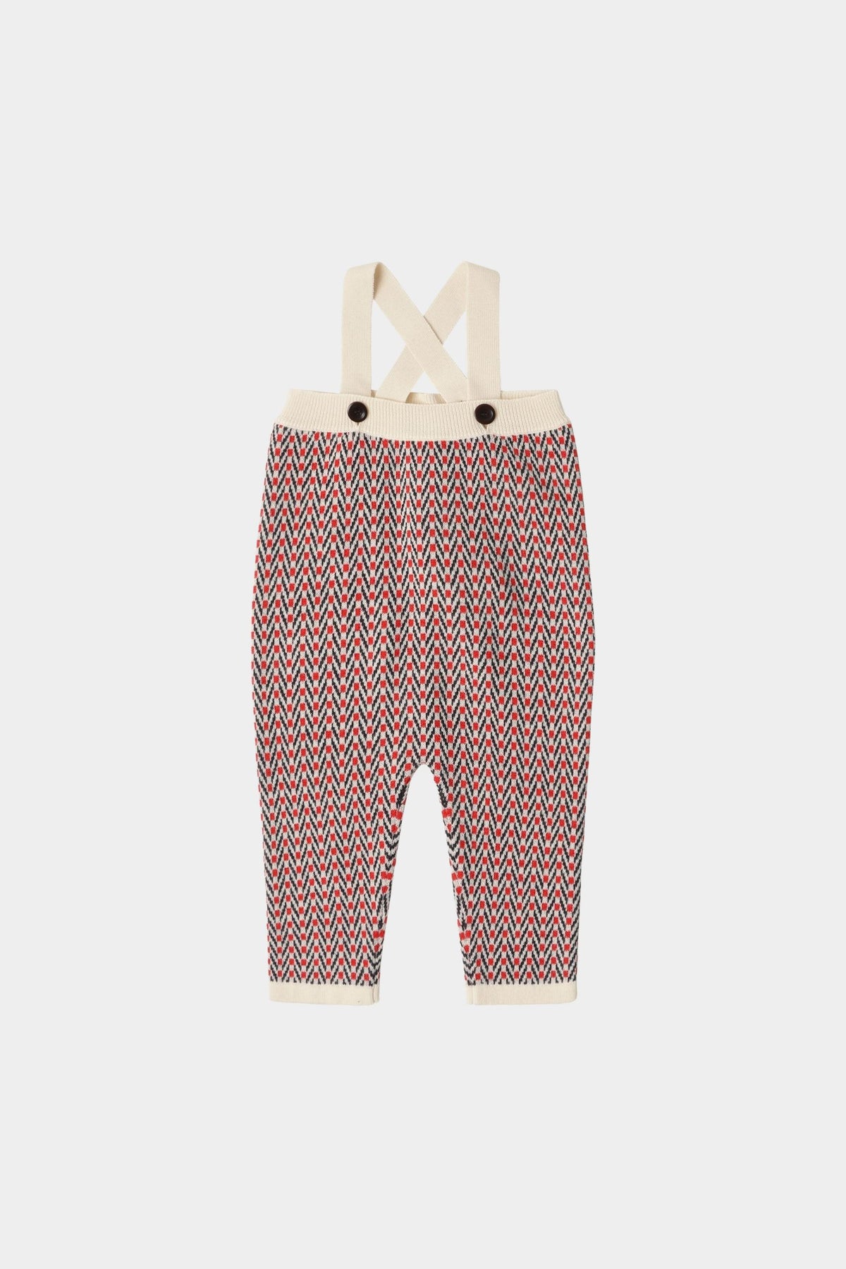 Spodenki z merino Baby Herringbone Overall FUB BEBE Concept 