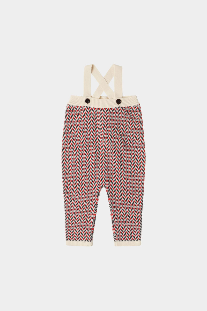 Spodenki z merino Baby Herringbone Overall FUB BEBE Concept 