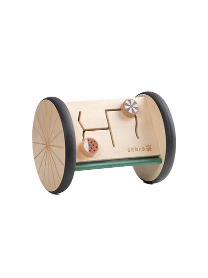 Drewniana zabawka edukacyjna Activity Roller Sebra BEBE Concept 