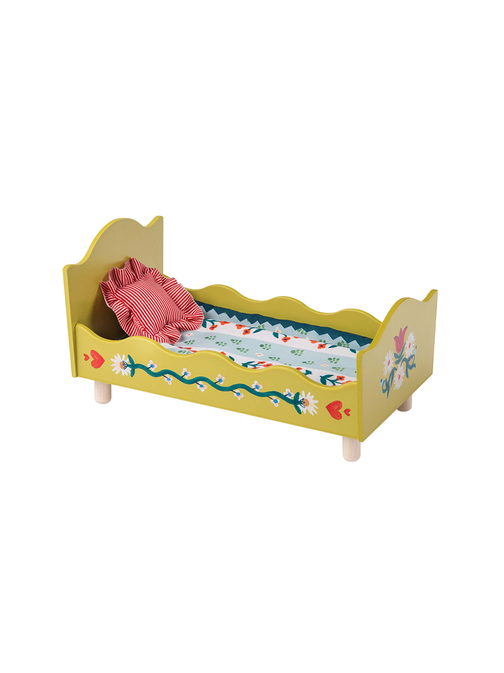 Drewniane mini łóżeczko Les Minouchkas Moulin Roty BEBE Concept 