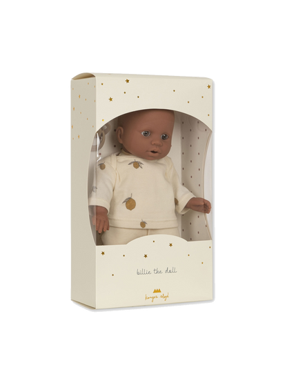 Lalka z miękkim brzuszkiem, ubrankiem i smoczkiem Konges Slojd BEBE Concept 