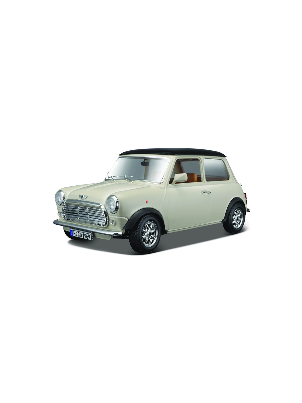 Duży metalowy model samochodu Mini Cooper Burago BEBE Concept 