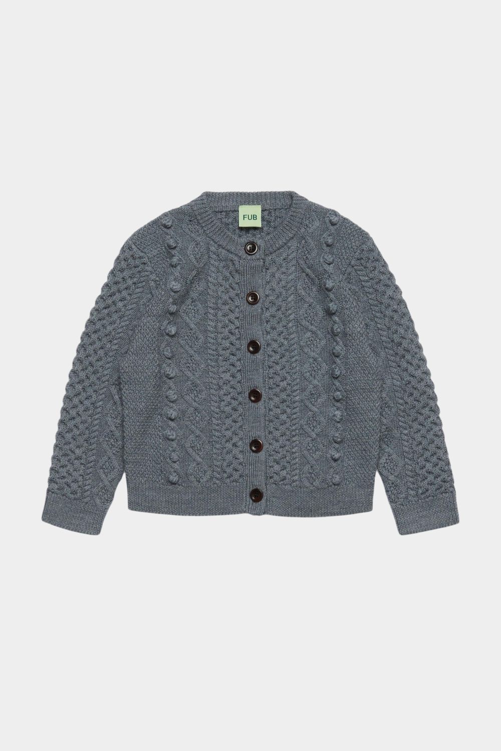 Sweter z wełny merino Aran Cardigan