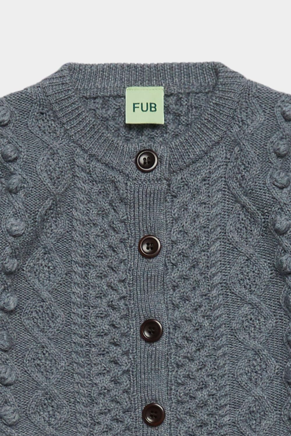 Sweter z wełny merino Aran Cardigan