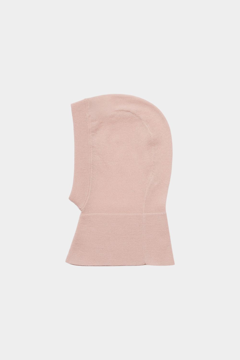 Baby-Sturmhaube aus extrafeiner Merinowolle PALE ROSE