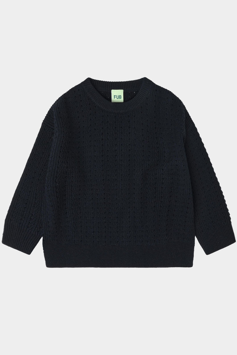 Sweter z wełny merino Structure Sweater