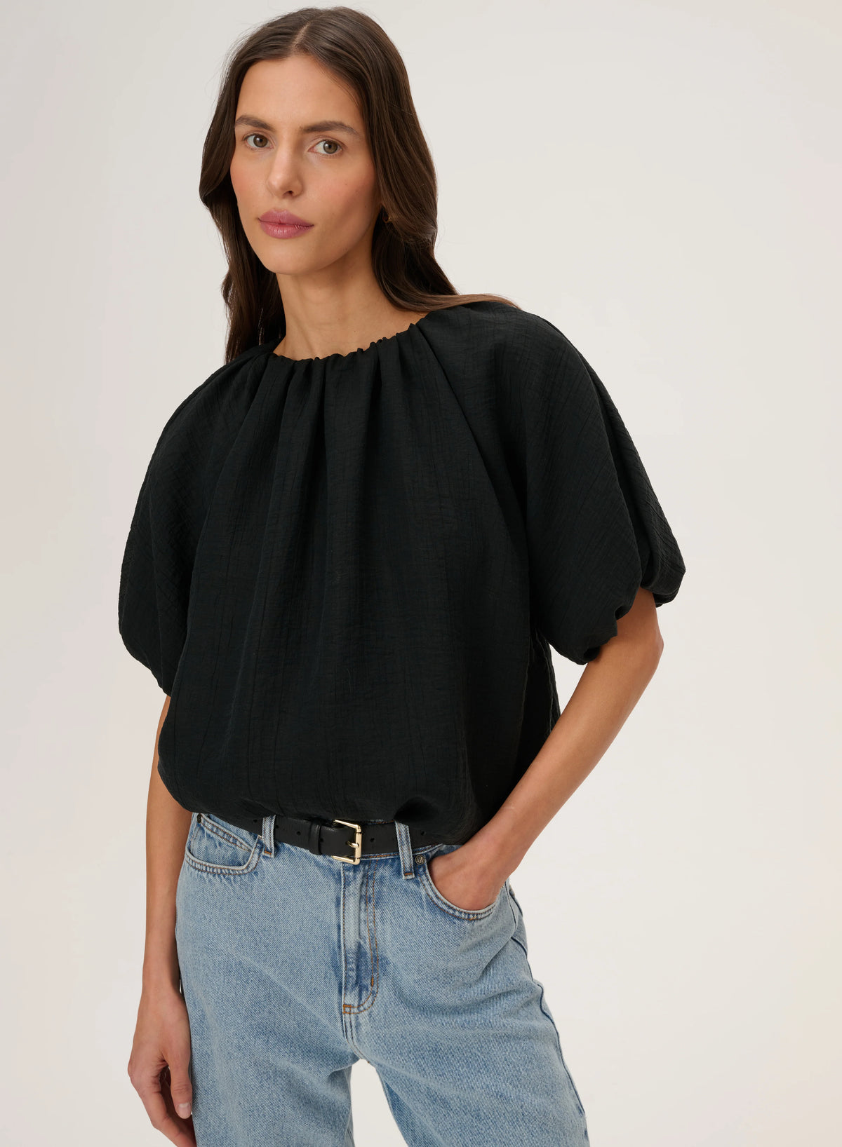 Blouse Como BLACK