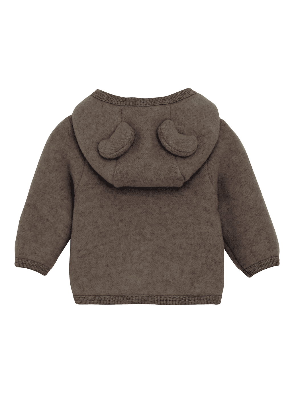 Kurtka Jacket Ears Wool Fleece BROWN MELANGE