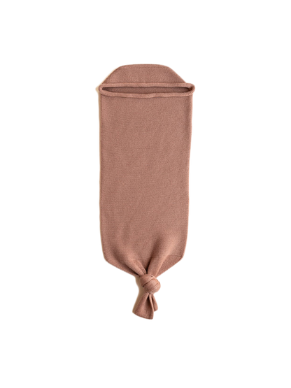 Kokon niemowlęcy z wełny merino TERRACOTTA