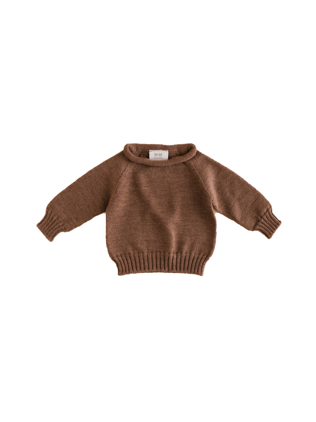 Nahtloser Pullover aus Georgette aus Merinowolle MOCHA