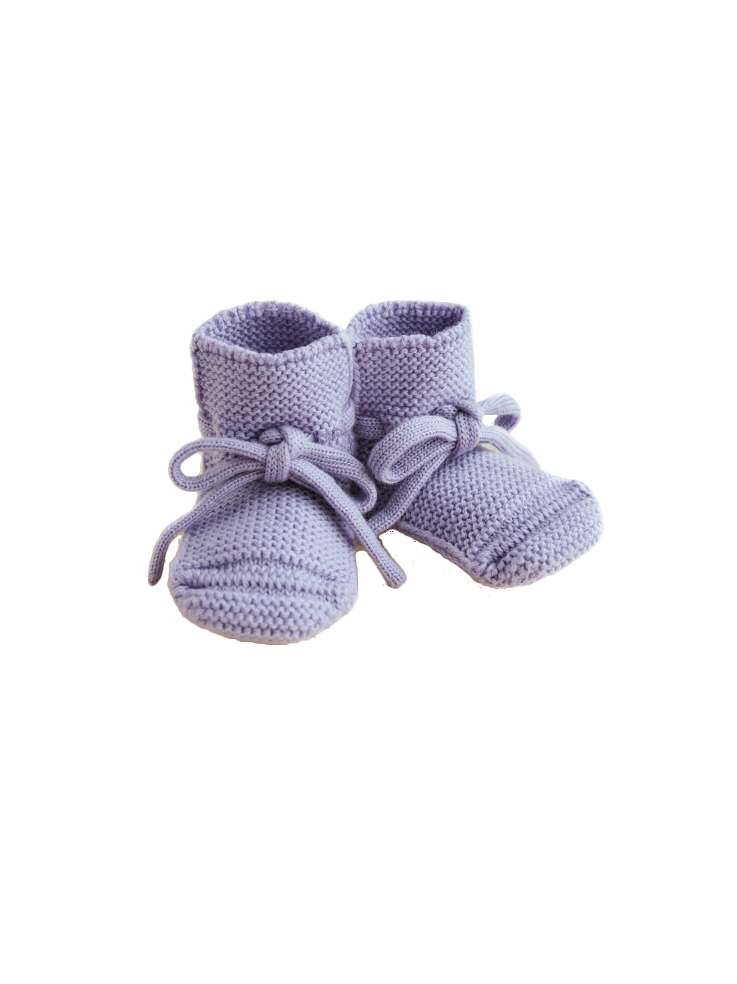 miękkie buciki z wełny merino LILAC