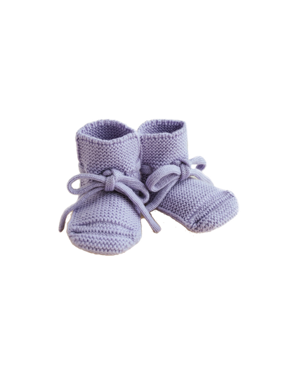 miękkie buciki z wełny merino LILAC