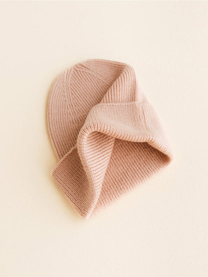 Czapka niemowlęca merino Fonzie Newborn ROSE