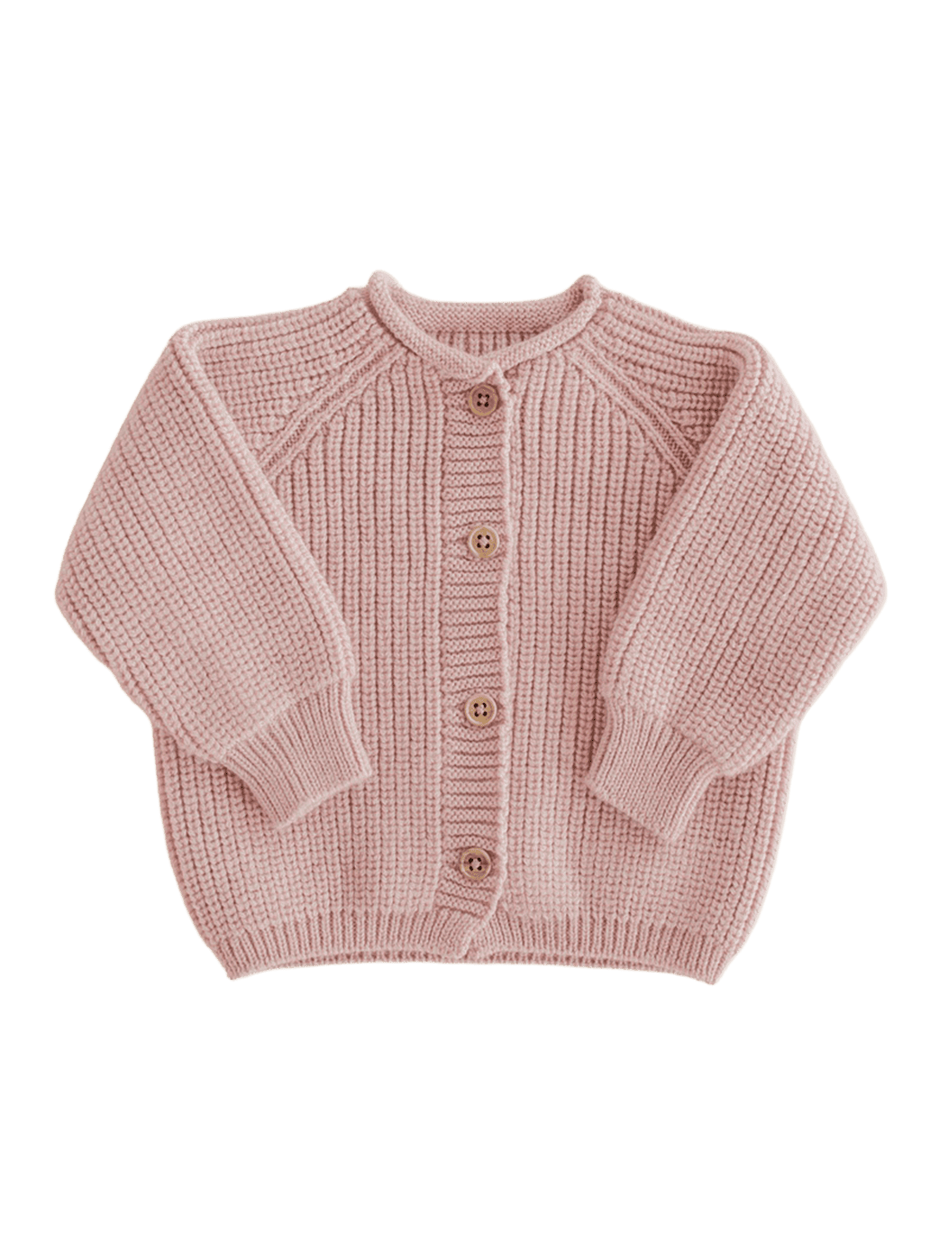 Inga Baby-Strickjacke aus Merinowolle POWDER