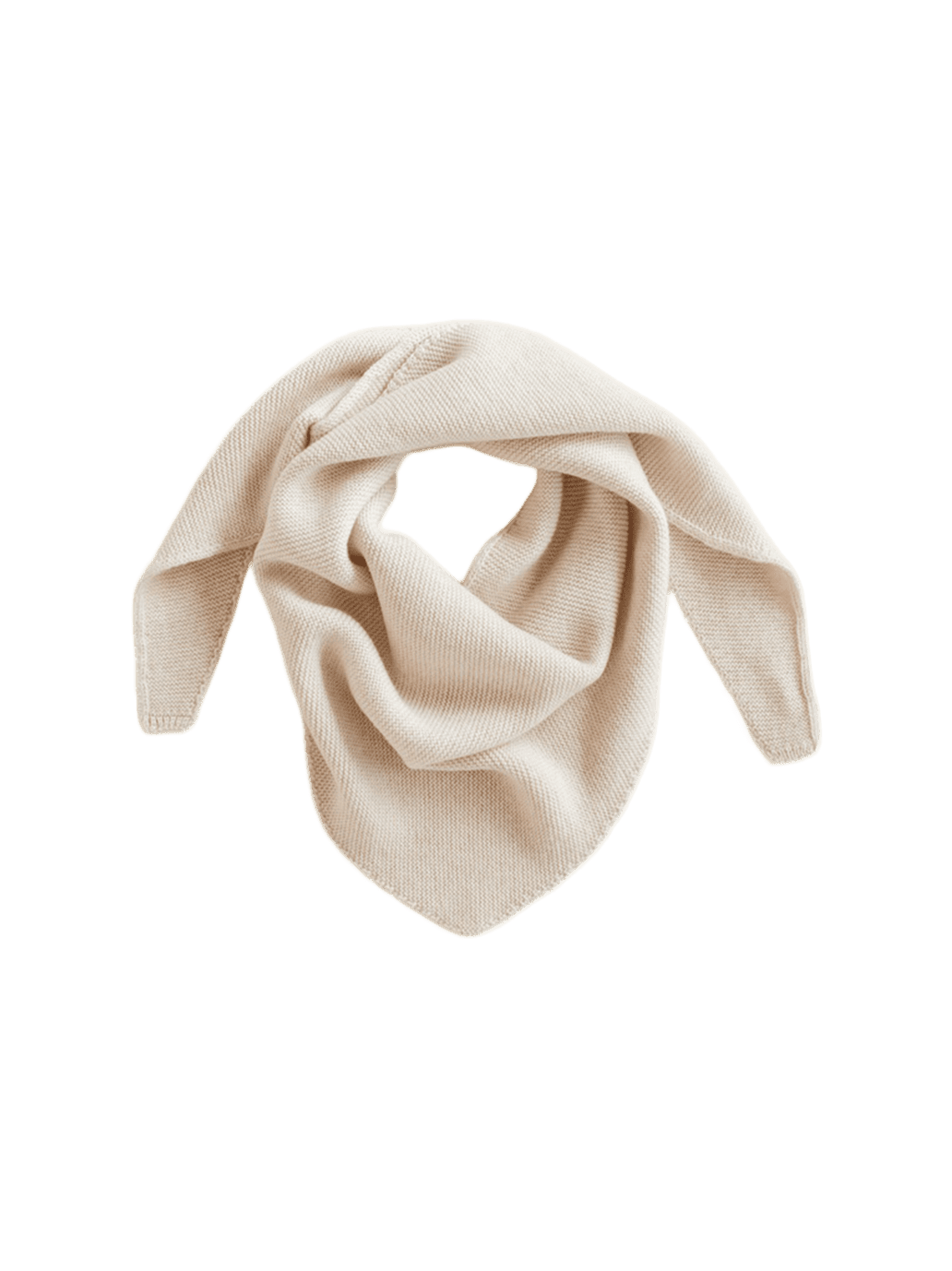 Trojúhelníkový merino šál Josephina CREAM