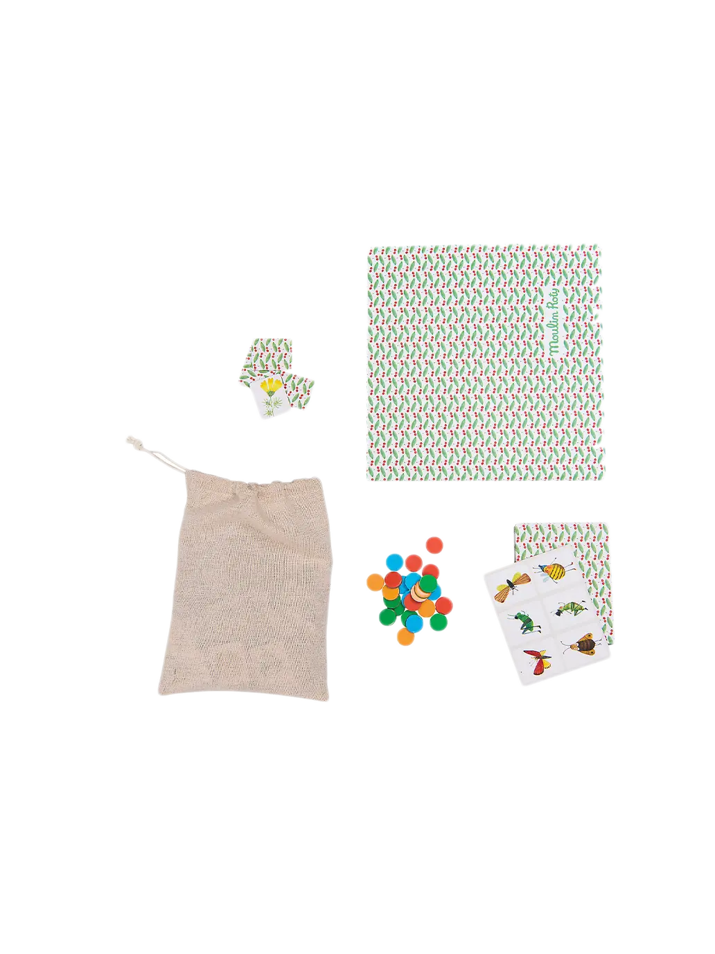 gra planszowa obserwacyjna Skarby Ogrodu Moulin Roty BEBE Concept 