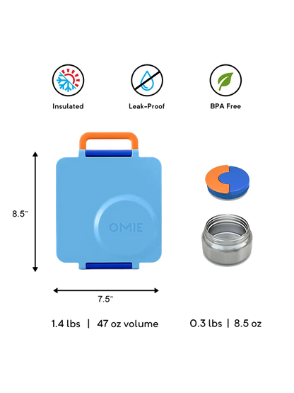 OmieBox lunchbox z termosem i przegródkami OMIE BEBE Concept 