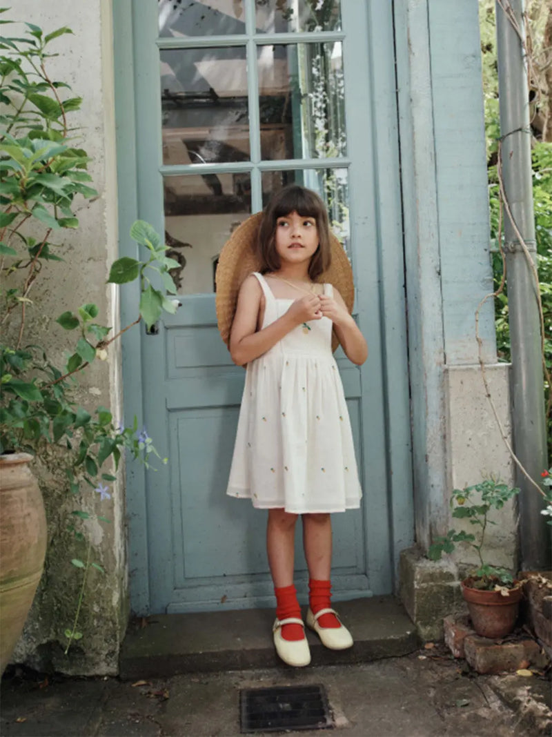 Coeur Embroidery Dress Emile et Ida BEBE Concept 