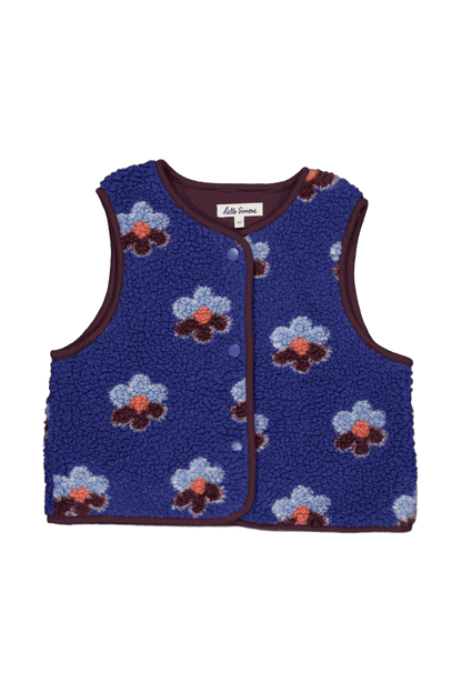 Mira fleece vest Flower Storm FLOWER STORM