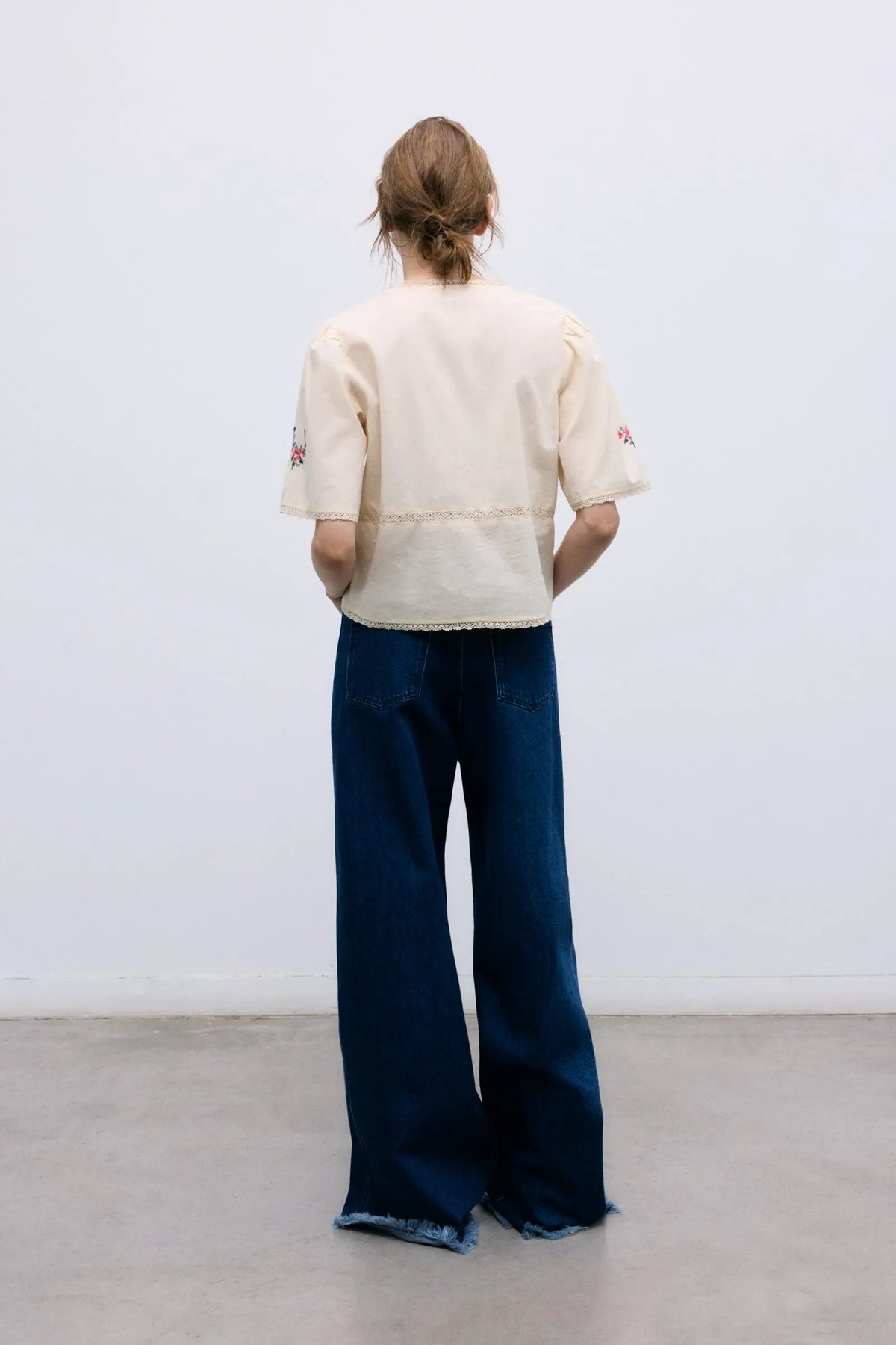 Narcise Woman Blouse Ecru The New Society BEBE Concept 