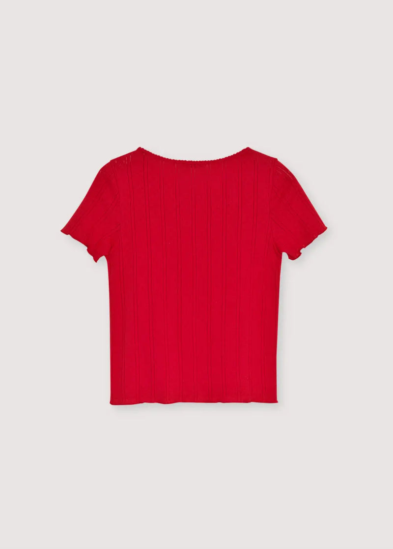 Romero Woman Tee Tulip Red The New Society BEBE Concept 