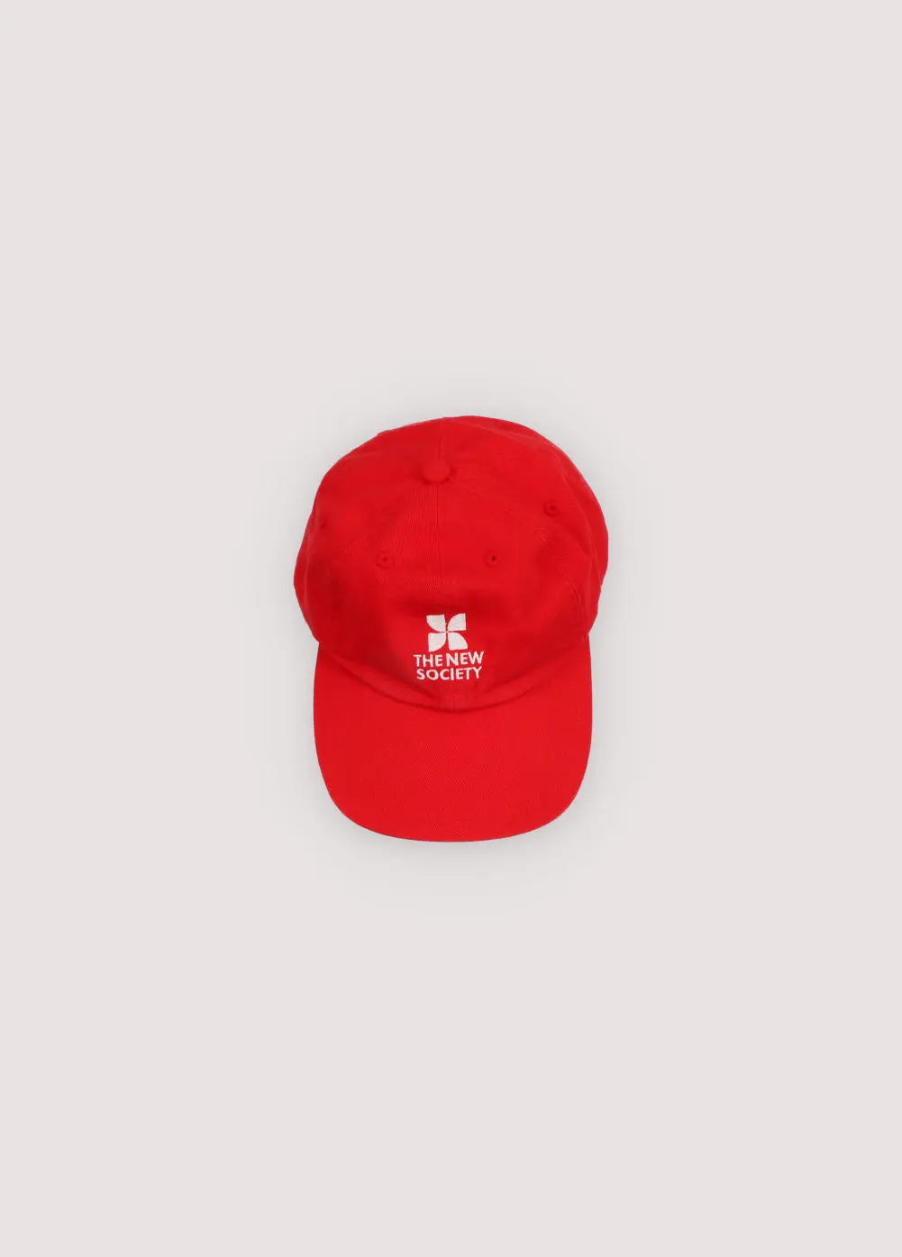 TNS Logo Woman Cap Tulip Red The New Society BEBE Concept 