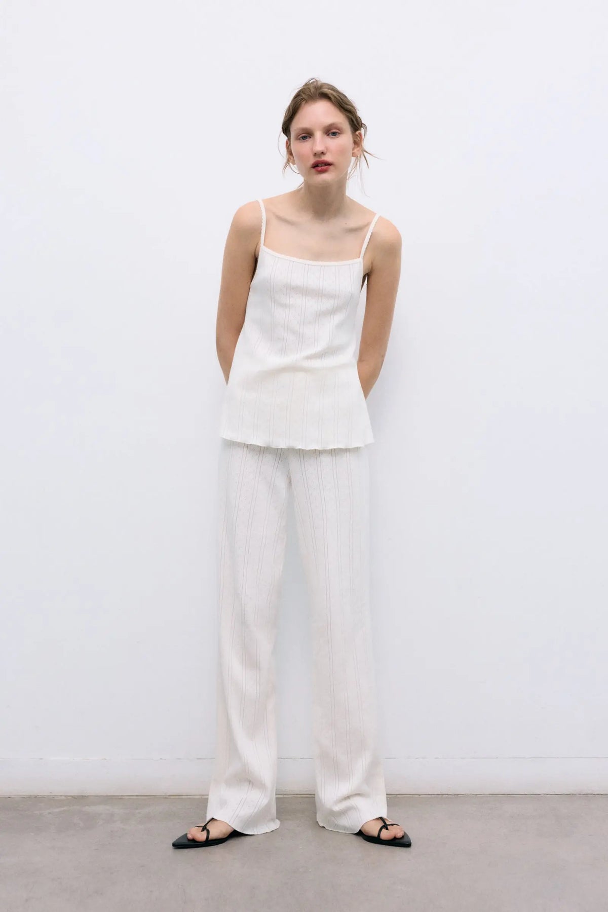Romero Woman Pant Ecru The New Society BEBE Concept 