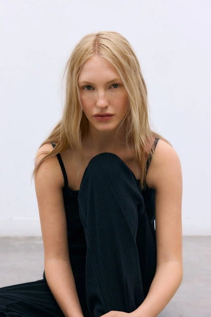 Romero Woman Top Midnight Black The New Society BEBE Concept 