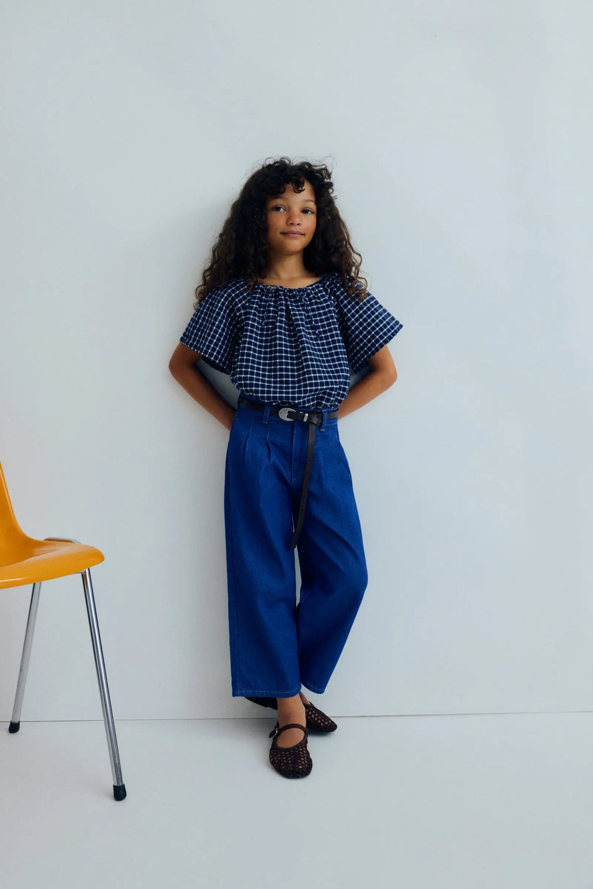 Tulip Pant Blue Denim The New Society BEBE Concept 