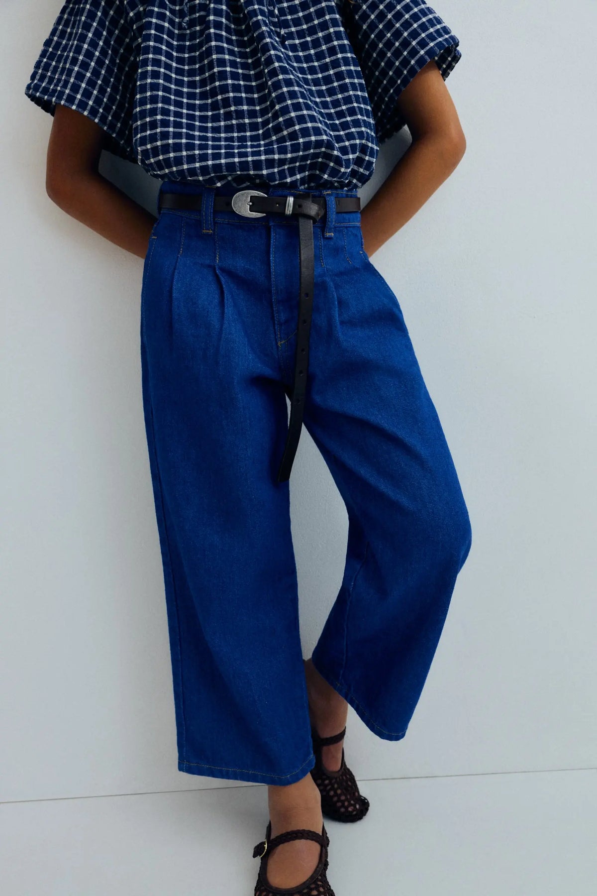 Tulip Pant Blue Denim The New Society BEBE Concept 
