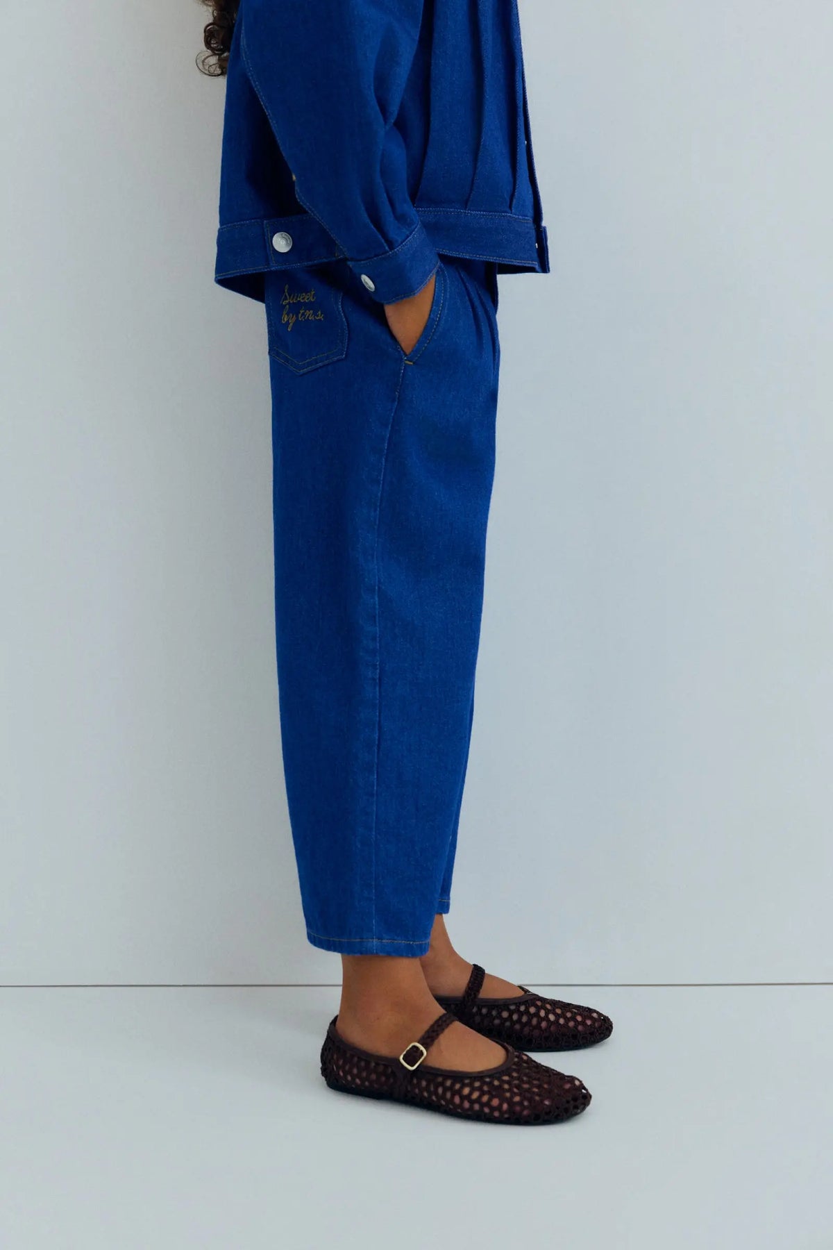Tulip Pant Blue Denim The New Society BEBE Concept 