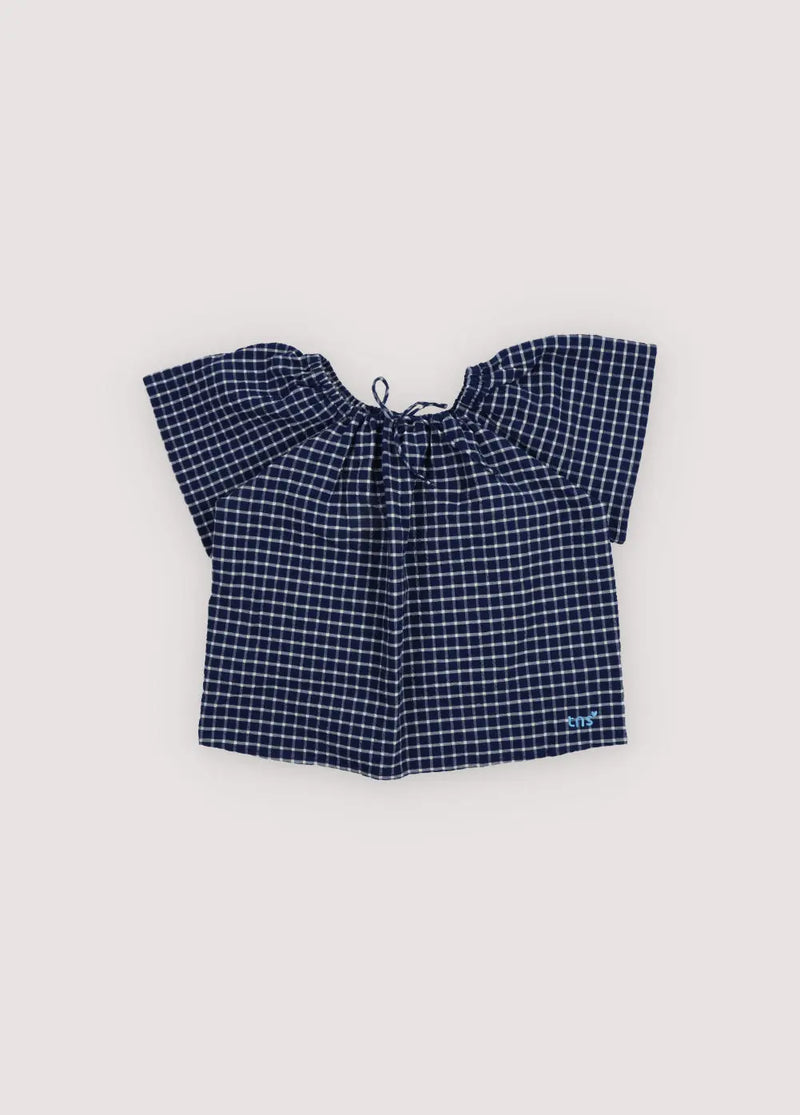 Jasmine Blouse Summer Midnight Checks The New Society BEBE Concept 