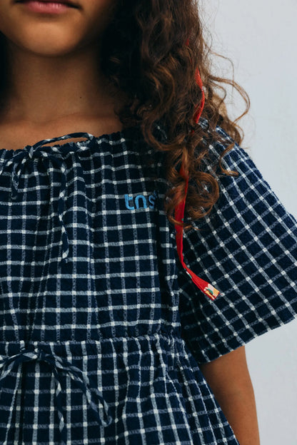 Jasmine Dress Summer Midnight Checks The New Society BEBE Concept 