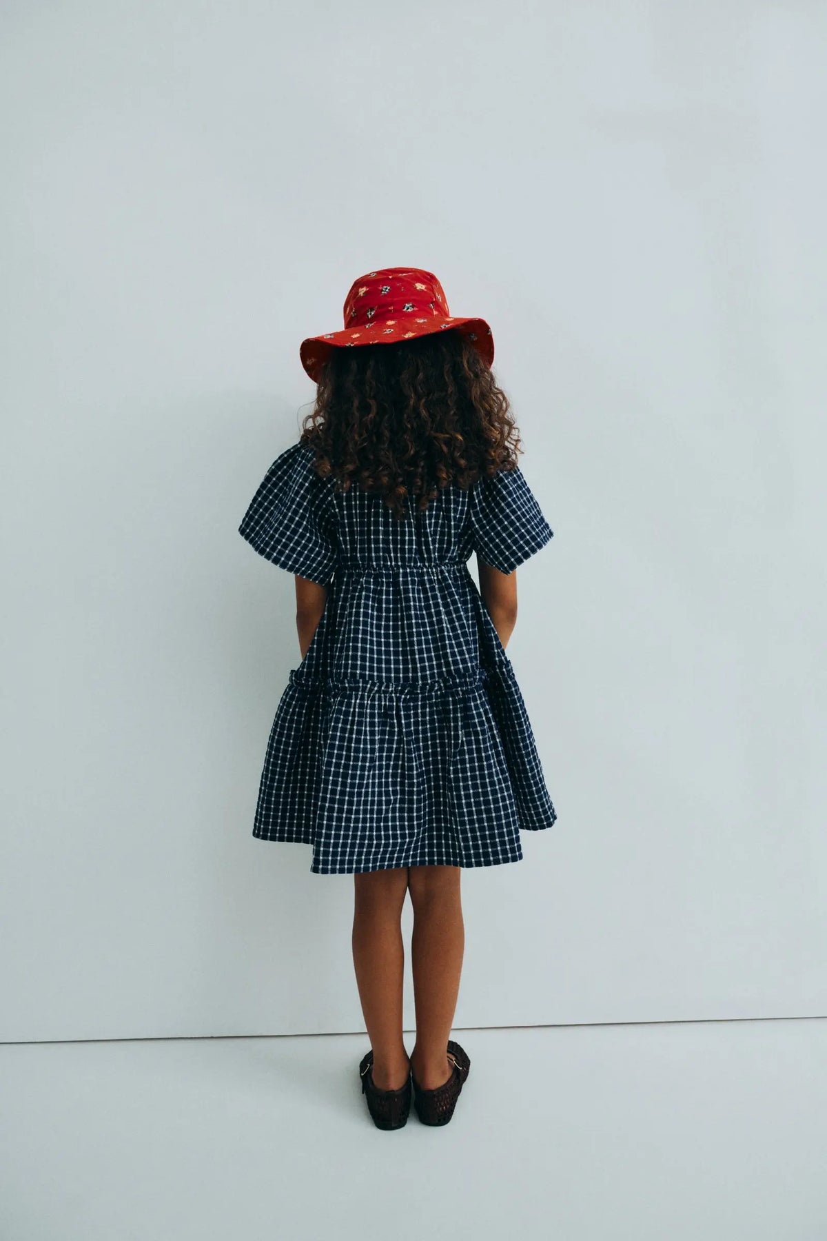 Jasmine Dress Summer Midnight Checks The New Society BEBE Concept 