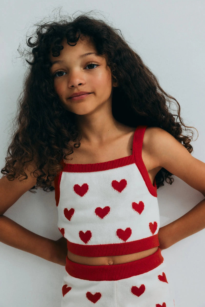 Maqui Top Hearts Jacquard The New Society BEBE Concept 