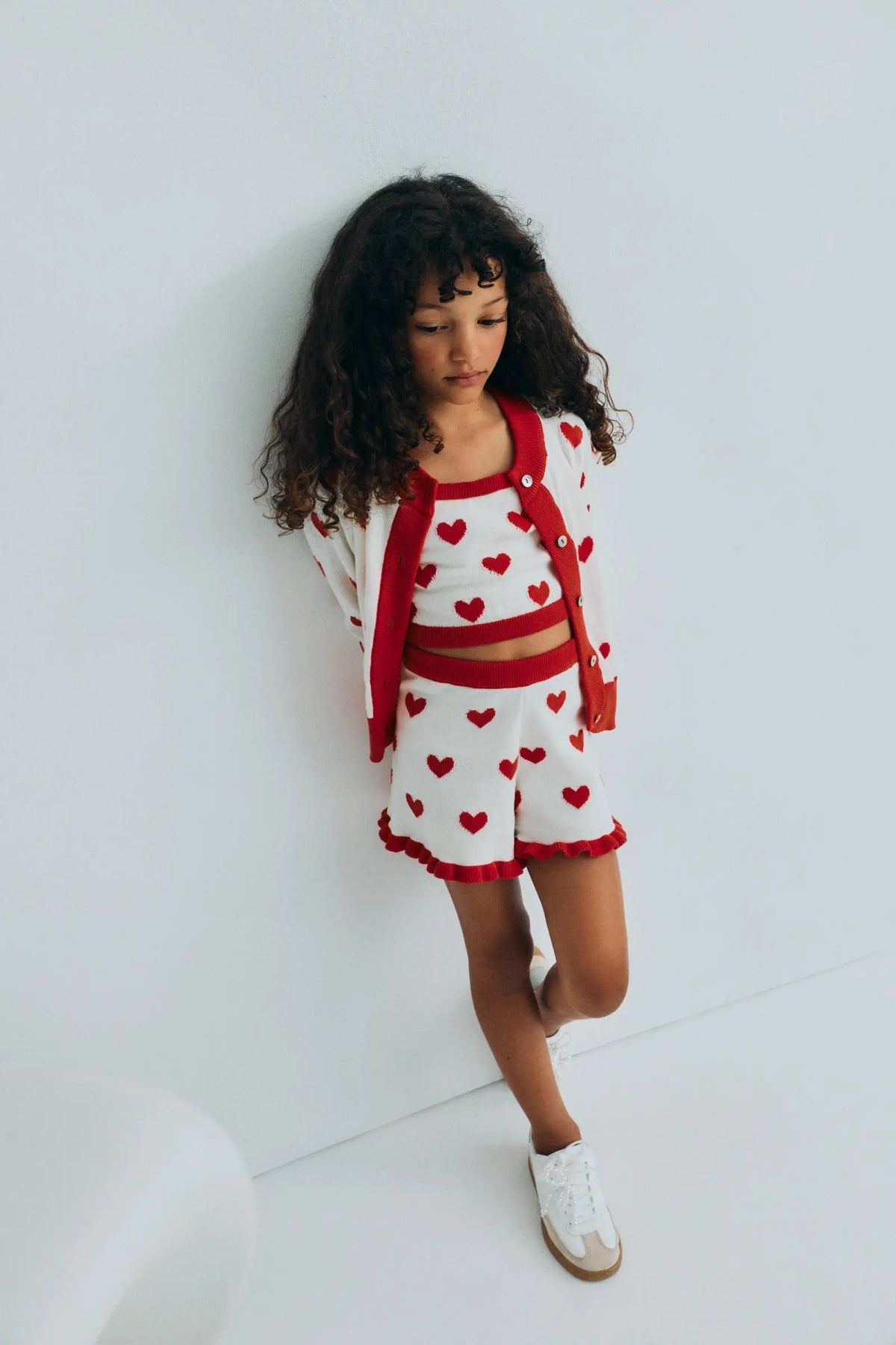 Maqui Cardigan Hearts Jacquard The New Society BEBE Concept 