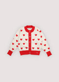 Maqui Cardigan Hearts Jacquard The New Society BEBE Concept 