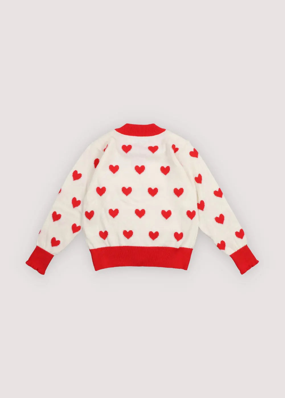 Maqui Cardigan Hearts Jacquard The New Society BEBE Concept 