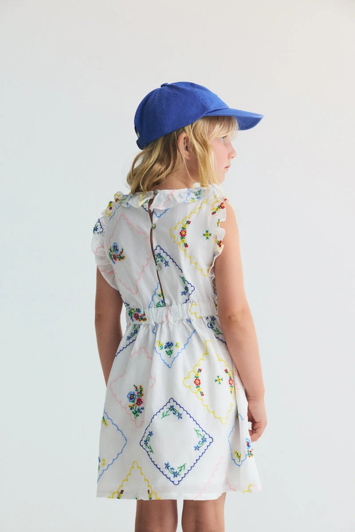 Jacinthe Dress Multicolor Embroidery The New Society BEBE Concept 