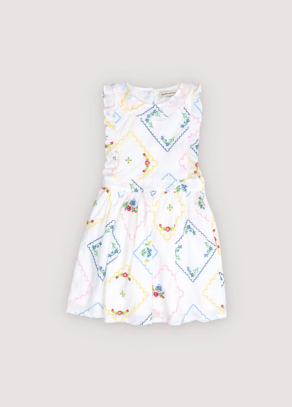 Jacinthe Dress Multicolor Embroidery The New Society BEBE Concept 