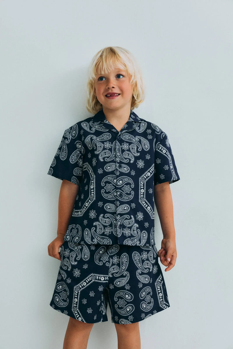 Aster Bermuda Kids Bandana Print The New Society BEBE Concept 