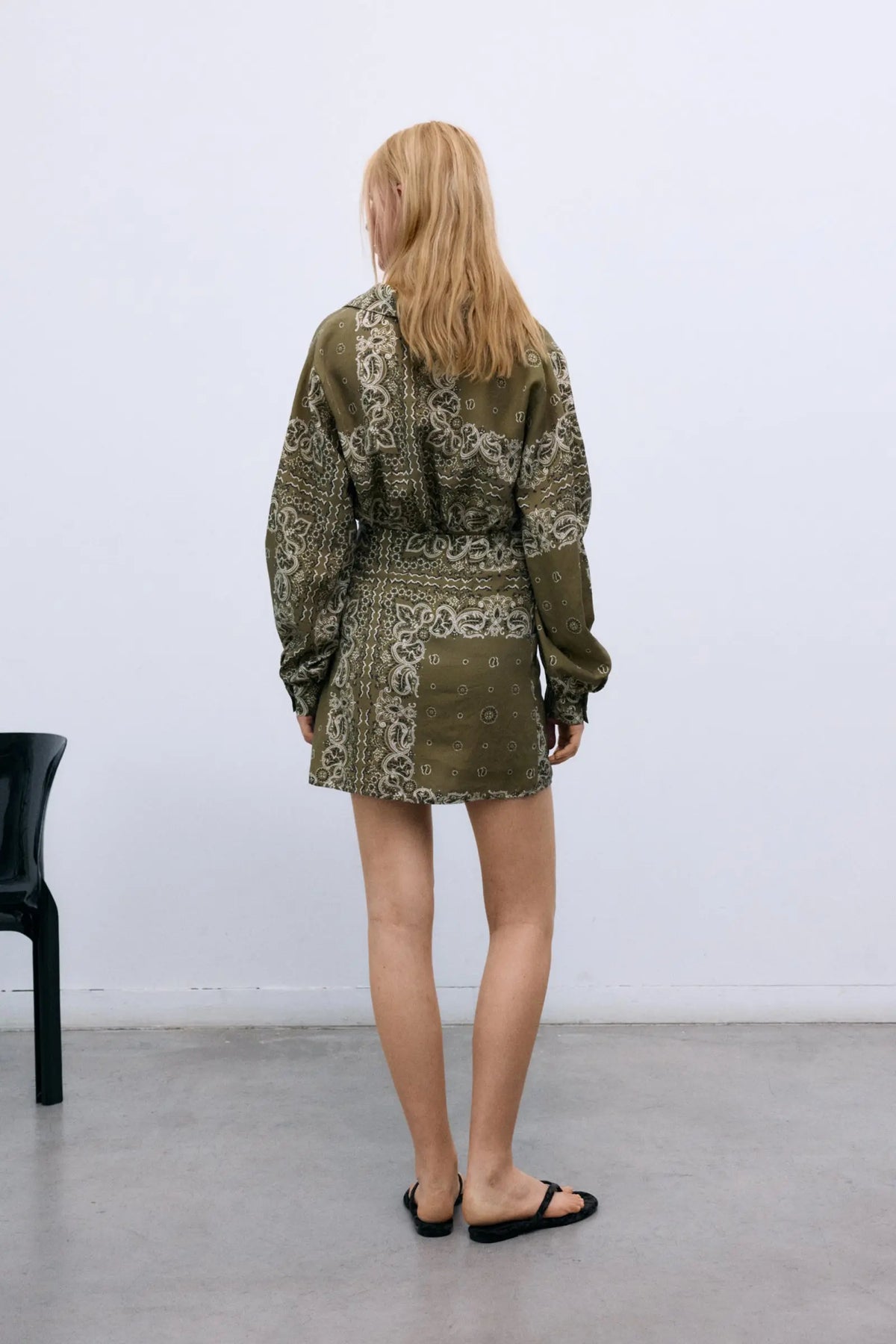 Waterlily Woman Shirt Bandana Print The New Society BEBE Concept 