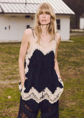 Shay Lace Tie Camisole NAVY